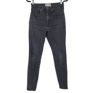 Everlane Women's Cotton Black Wash High Rise Skinny Ankle Length Jeans Size 27